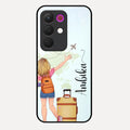 Travel Glossy Metal Case Cover For Realme 15X 5G