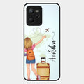 Travel Glossy Metal Case Cover For Realme C35
