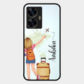 Travel Glossy Metal Case Cover For Realme C55