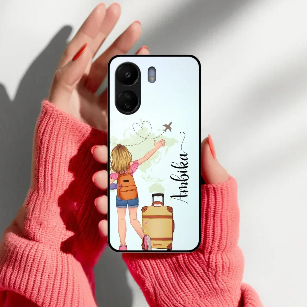 Travel Glossy Metal Case Cover For Redmi - ShopOnCliQ