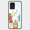 Travel Glossy Metal Case Cover For Redmi Note 12 5G