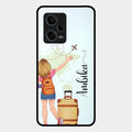Travel Glossy Metal Case Cover For Redmi Note 12 Pro Plus 5G