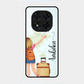 Travel Glossy Metal Case Cover For Redmi Note 14 Pro 5G