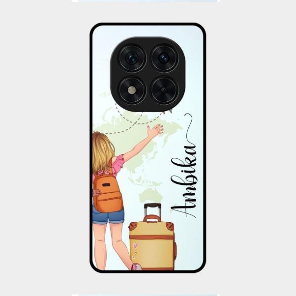 Travel Glossy Metal Case Cover For Redmi Note 14 Pro 5G