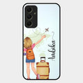 Travel Glossy Metal Case Cover For Samsung Galaxy A34 5G