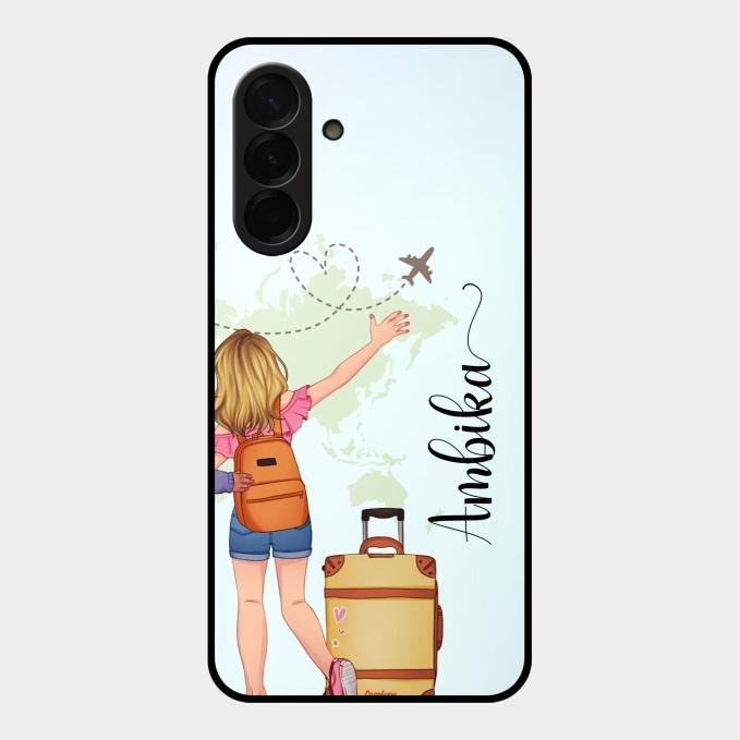 Travel Glossy Metal Case Cover For Samsung Galaxy A36 5G