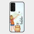Travel Glossy Metal Case Cover For Samsung Galaxy F15 5G