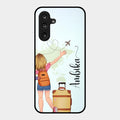 Travel Glossy Metal Case Cover For Samsung Galaxy F36 5G