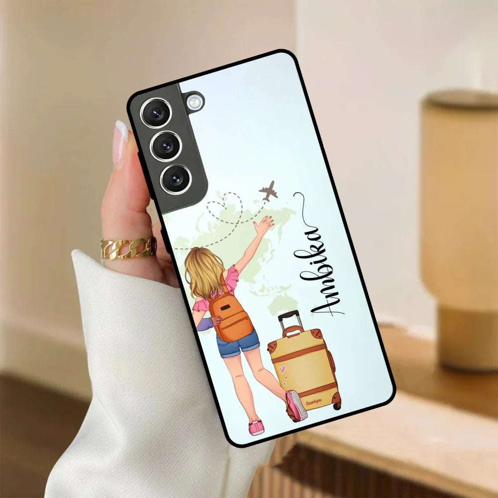 Travel Glossy Metal Case Cover For Samsung - ShopOnCliQ