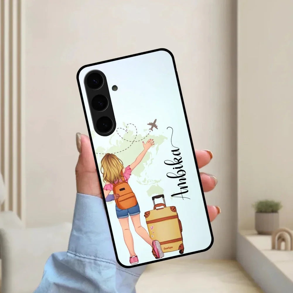 Travel Glossy Metal Case Cover For Samsung - ShopOnCliQ