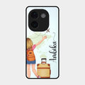 Travel Glossy Metal Case Cover For Vivo T3 Pro 5G