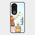 Travel Glossy Metal Case Cover For Vivo T4R 5G