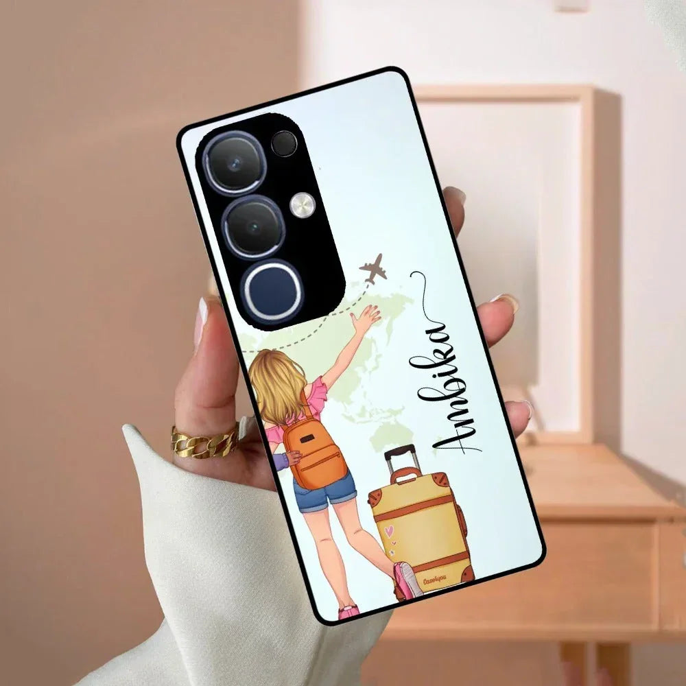 Travel Glossy Metal Case Cover For Vivo - ShopOnCliQ