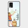 Travel Glossy Metal Case Cover For Vivo V20 2021