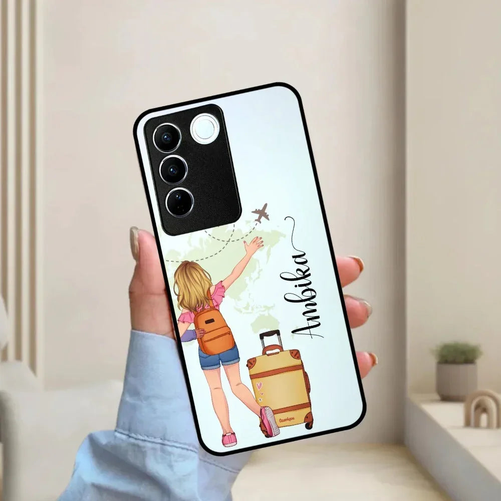 Travel Glossy Metal Case Cover For Vivo - ShopOnCliQ