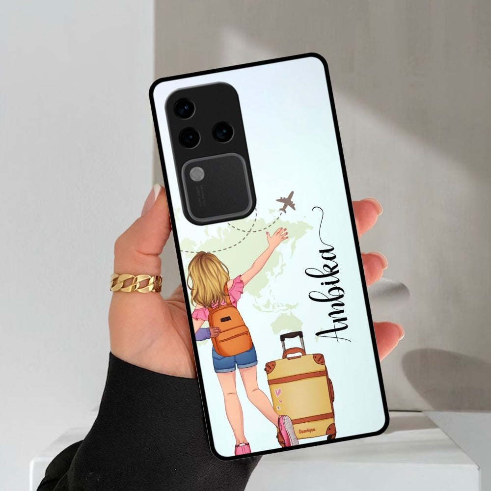 Travel Glossy Metal Case Cover For Vivo