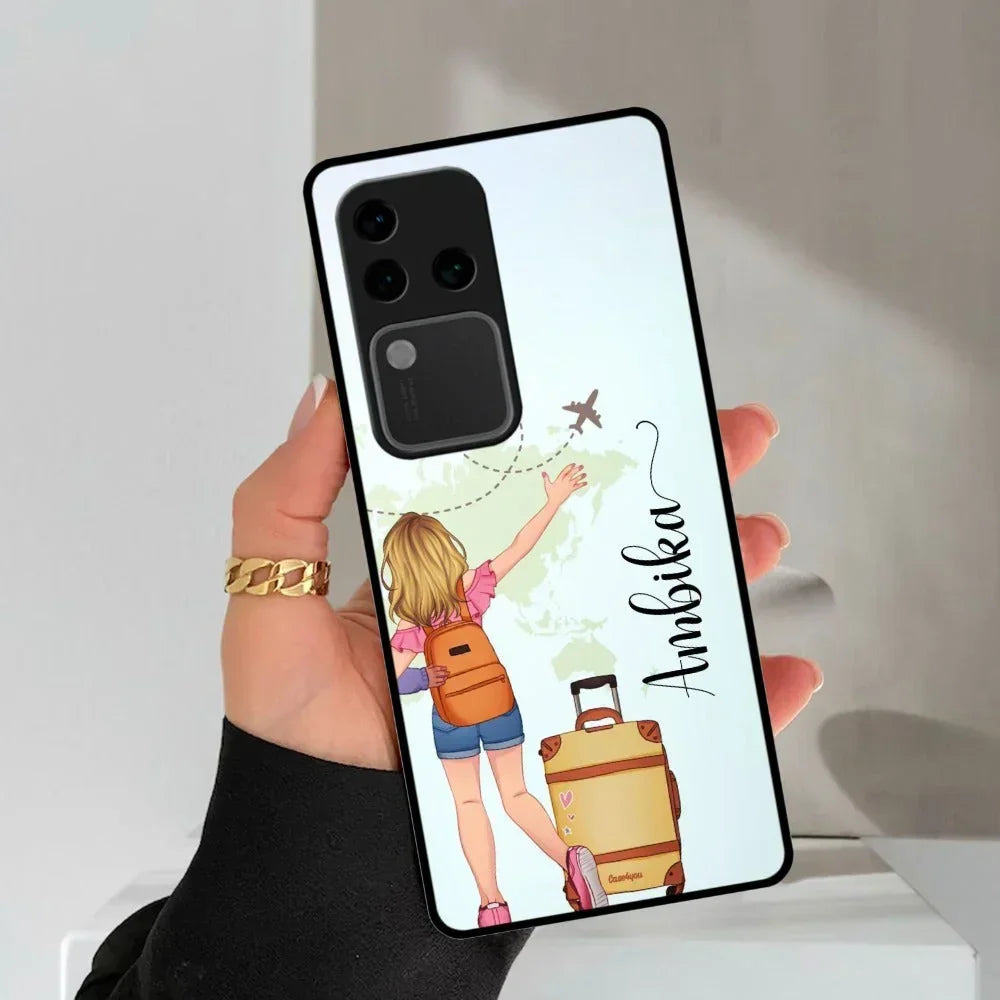 Travel Glossy Metal Case Cover For Vivo - ShopOnCliQ