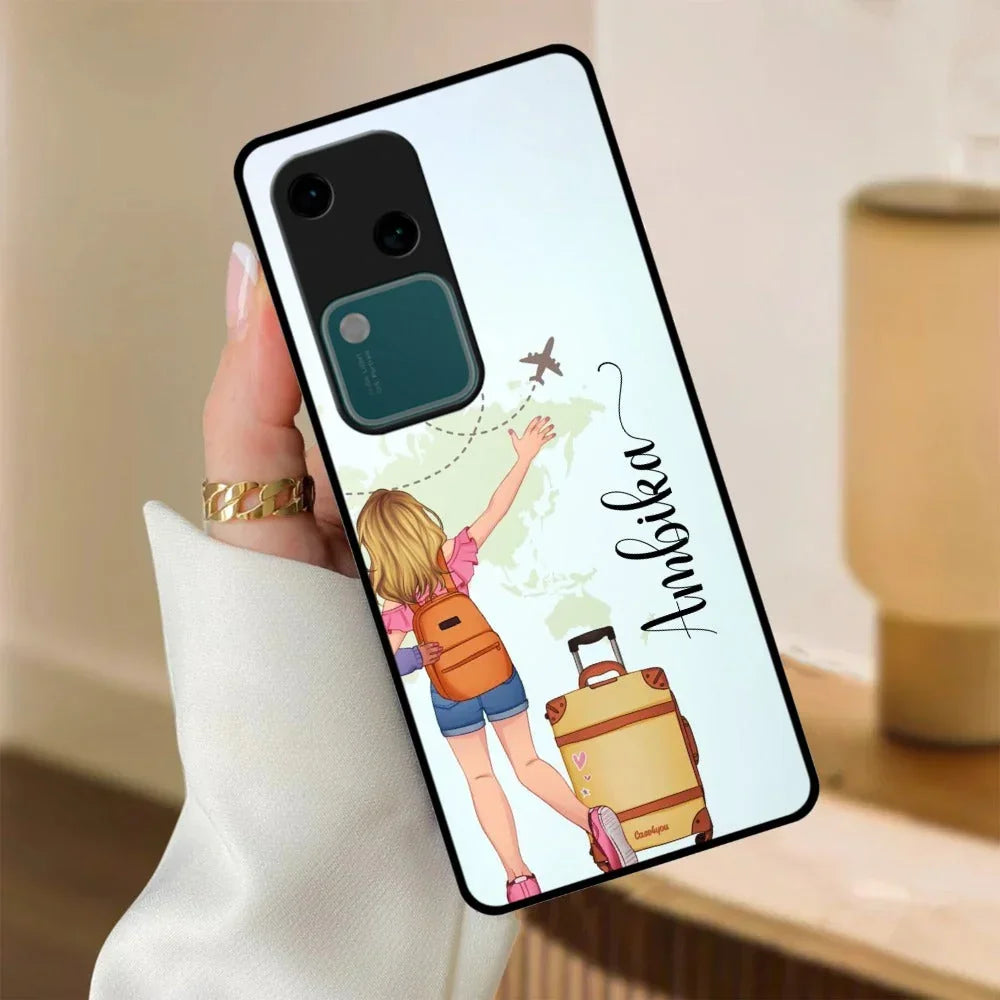 Travel Glossy Metal Case Cover For Vivo - ShopOnCliQ