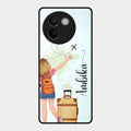 Travel Glossy Metal Case Cover For Vivo V30E 5G