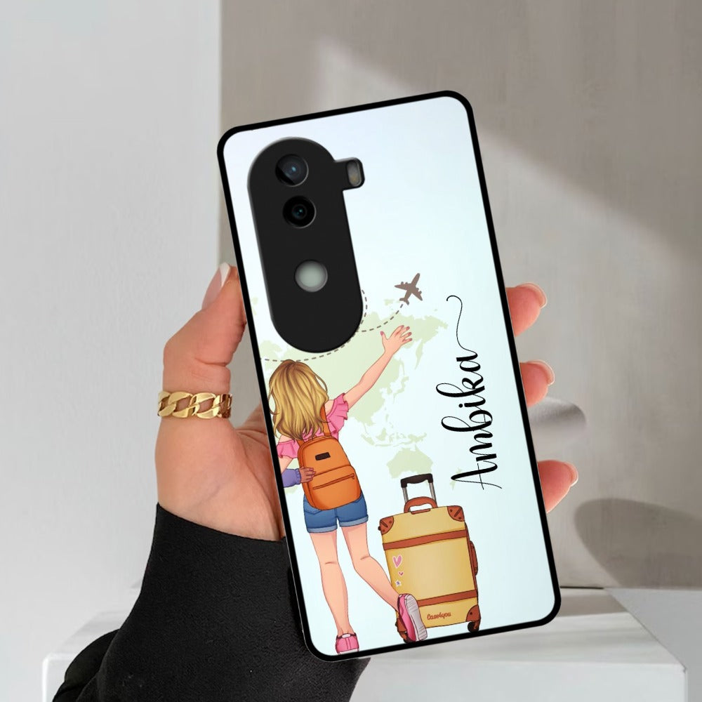 Travel Glossy Metal Case Cover For Vivo