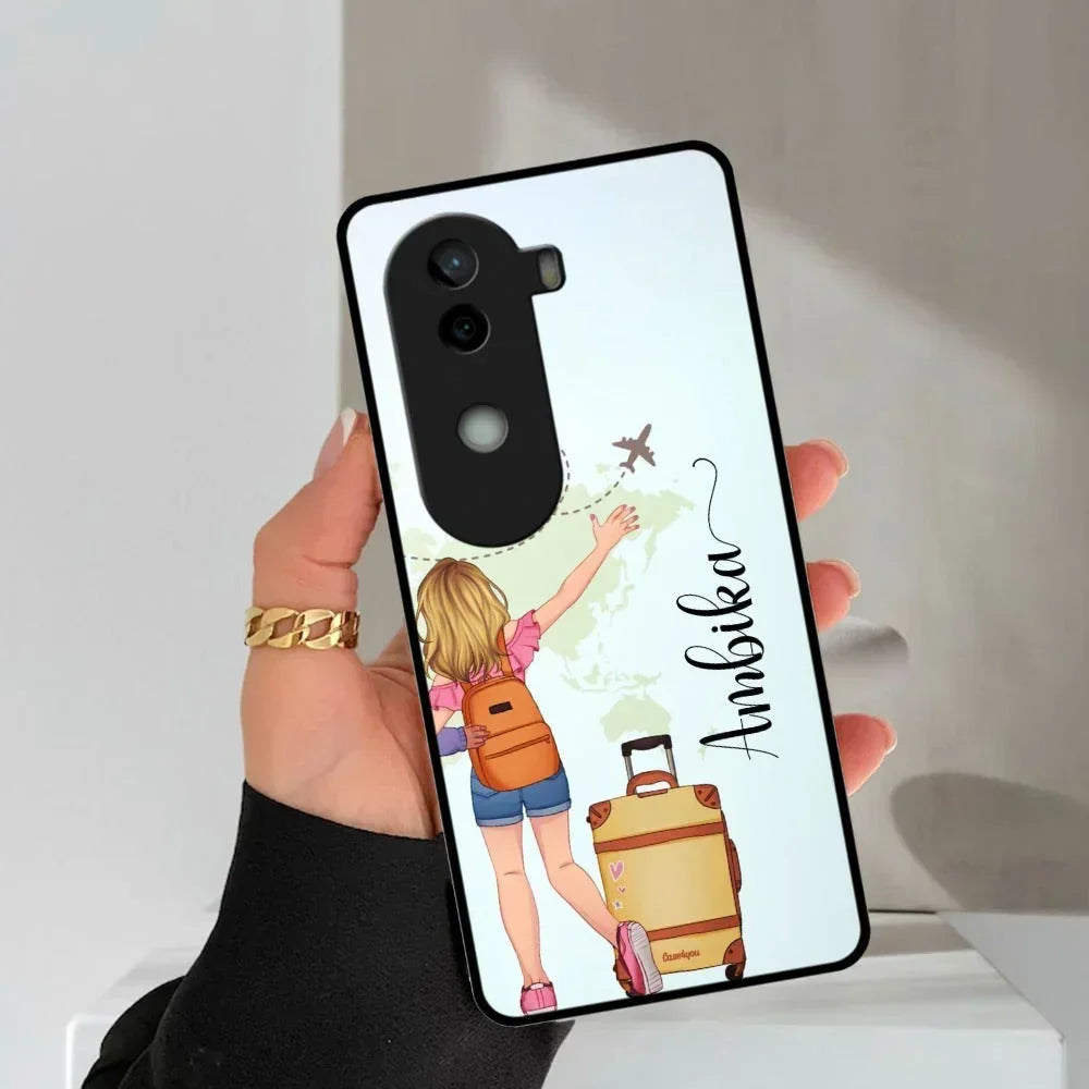 Travel Glossy Metal Case Cover For Vivo - ShopOnCliQ