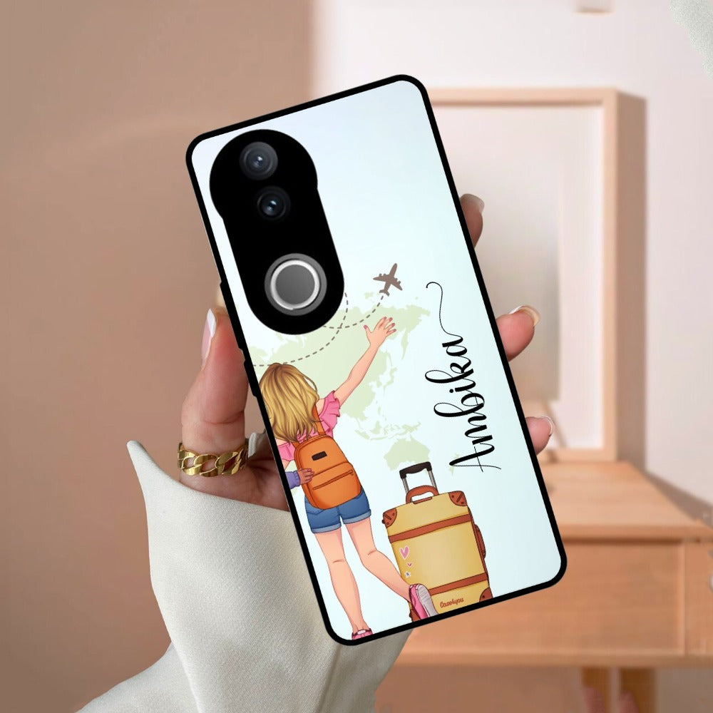 Travel Glossy Metal Case Cover For Vivo