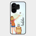 Travel Glossy Metal Case Cover For Vivo X200 Fe 5G