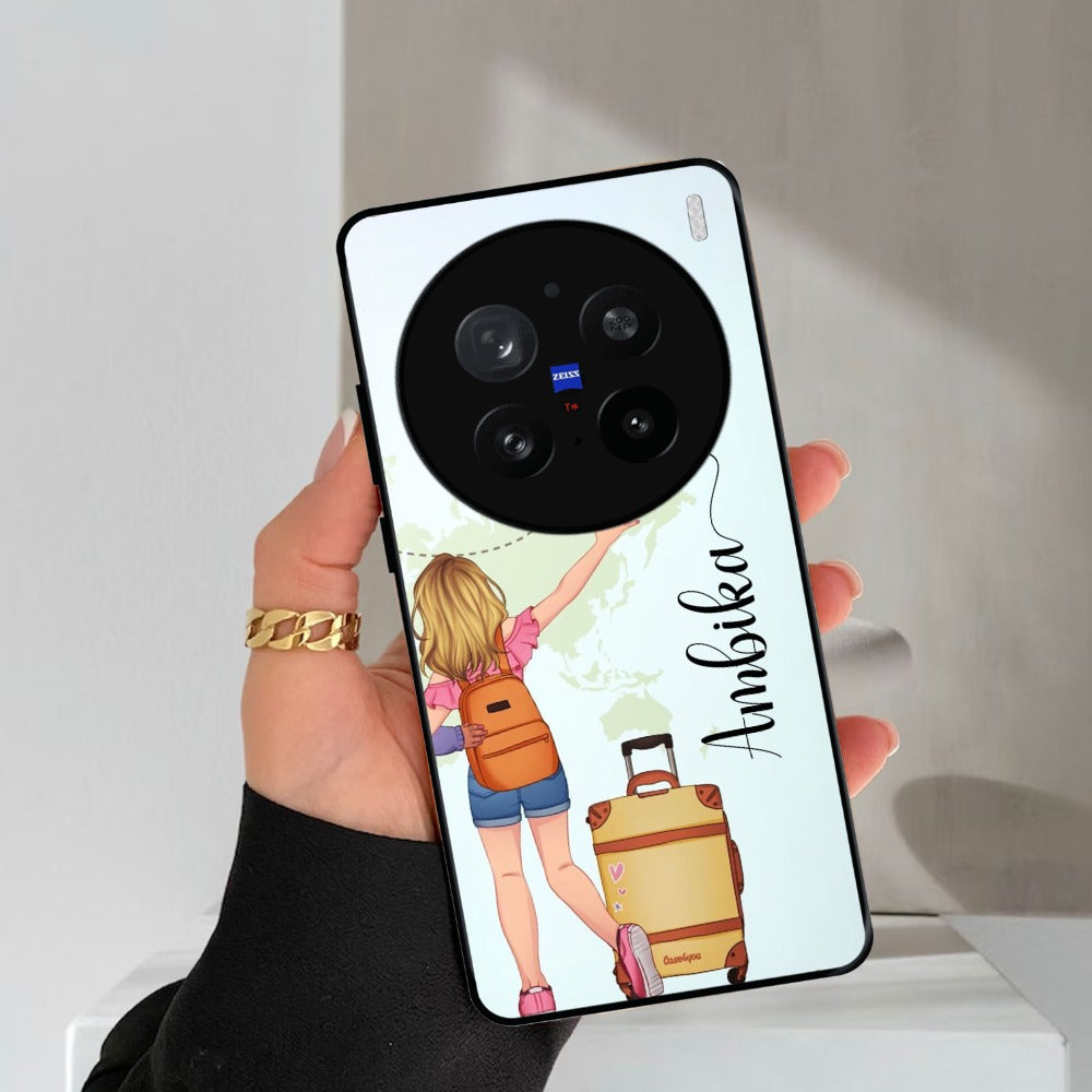 Travel Glossy Metal Case Cover For Vivo