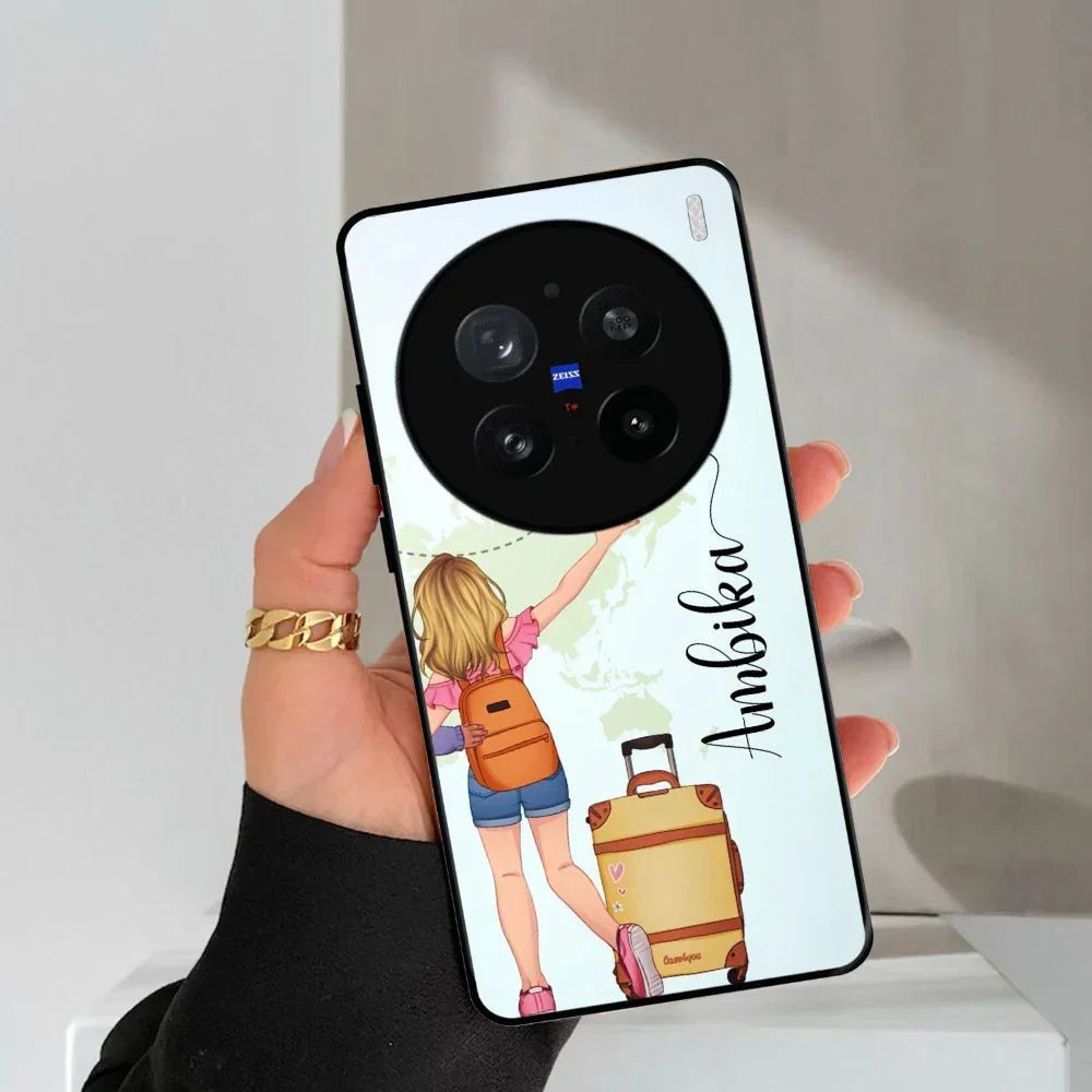 Travel Glossy Metal Case Cover For Vivo - ShopOnCliQ