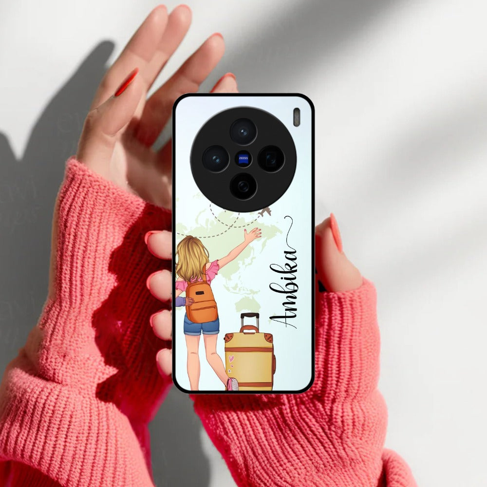 Travel Glossy Metal Case Cover For Vivo