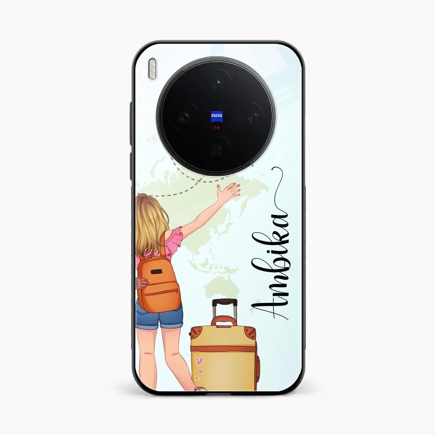 Travel Glossy Metal Case Cover For Vivo X300 5G