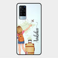 Travel Glossy Metal Case Cover For Vivo X60 5G