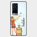 Travel Glossy Metal Case Cover For Vivo X60 Pro Plus 5G