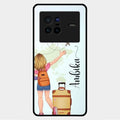 Travel Glossy Metal Case Cover For Vivo X80 5G