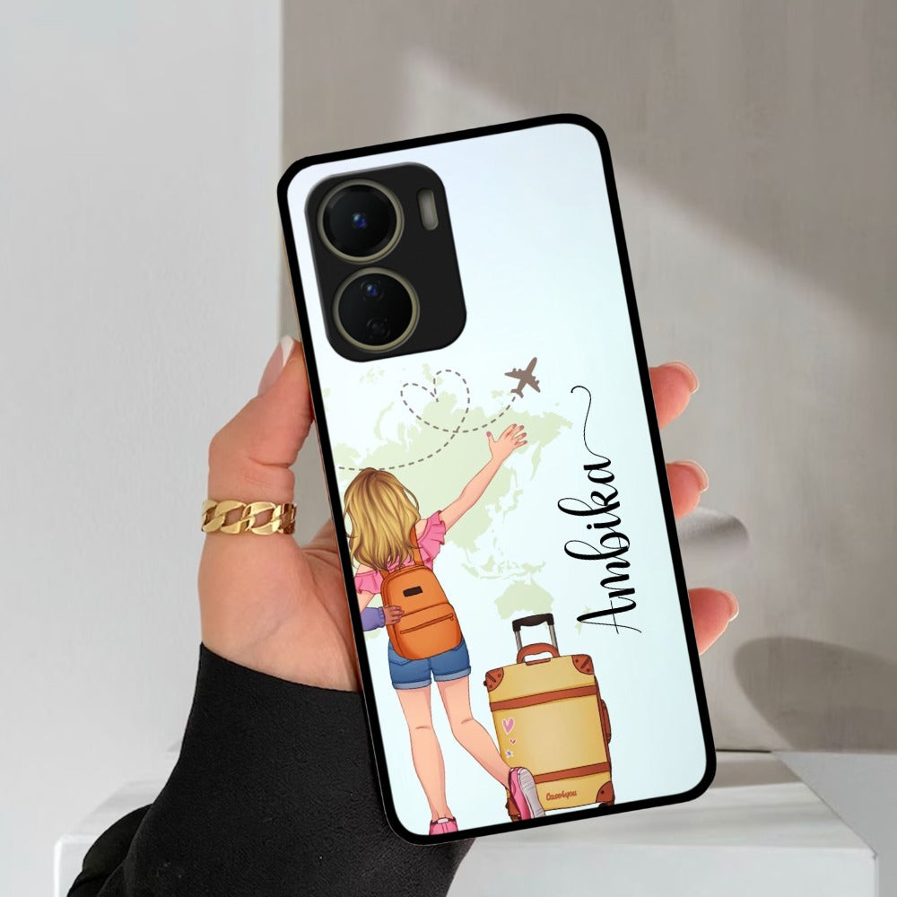 Travel Glossy Metal Case Cover For Vivo