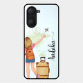 Travel Glossy Metal Case Cover For Vivo Y18I