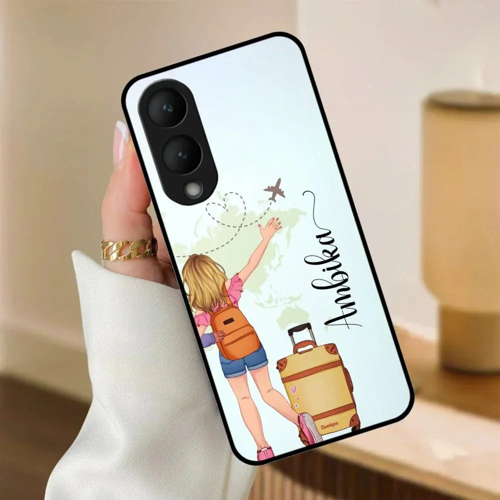 Travel Glossy Metal Case Cover For Vivo - ShopOnCliQ