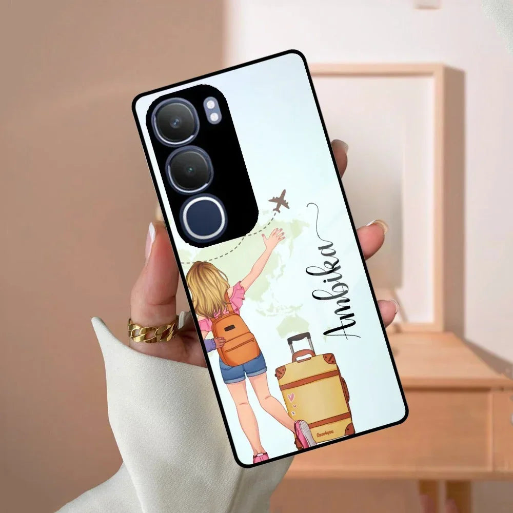Travel Glossy Metal Case Cover For Vivo - ShopOnCliQ