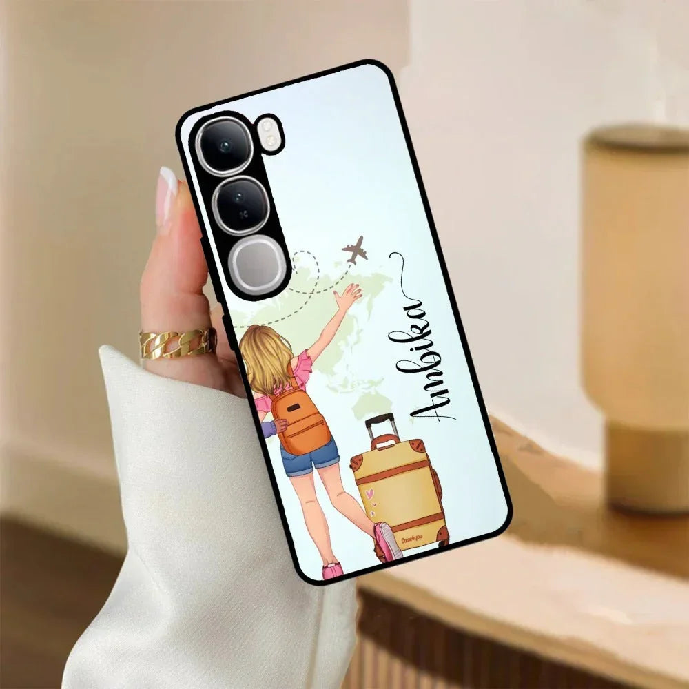Travel Glossy Metal Case Cover For Vivo - ShopOnCliQ