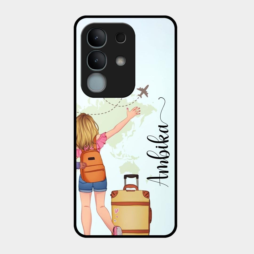 Travel Glossy Metal Case Cover For Vivo Y31 Pro 5G