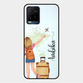 Travel Glossy Metal Case Cover For Vivo Y33S