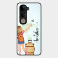 Travel Glossy Metal Case Cover For Vivo Y400 5G