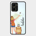 Travel Glossy Metal Case Cover For Vivo Y56 5G