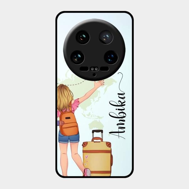 Travel Glossy Metal Case Cover For Xiaomi 14 Ultra