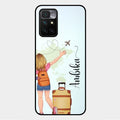 Travel Glossy Metal Case Cover For Xiaomi Redmi 10 Prime