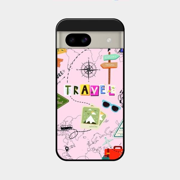 Travelogue Treasures Glass Case Cover For Google Pixel 8A 5G