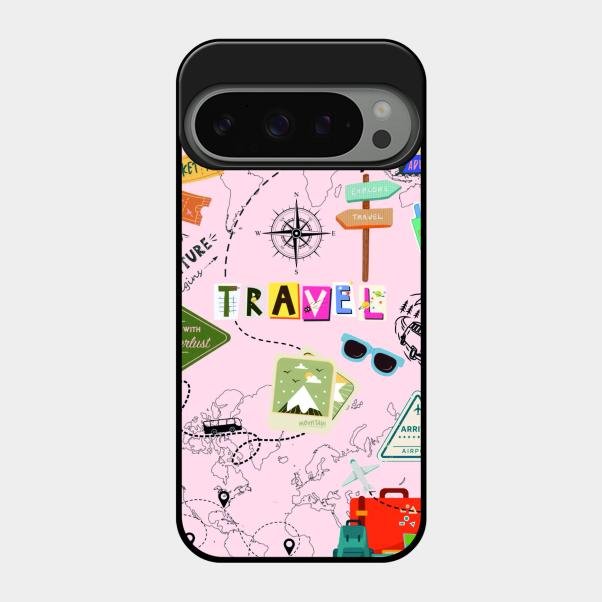 Travelogue Treasures Glass Case Cover For Google Pixel 9 Pro 5G