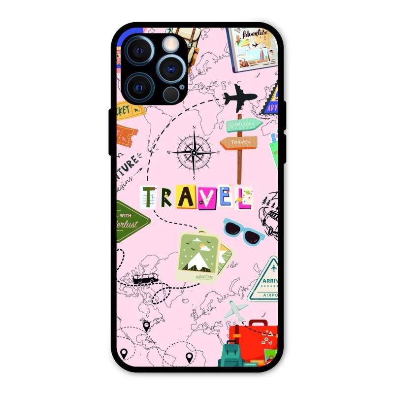 Travelogue Treasures Glass Case Cover For iPhone 12 Pro