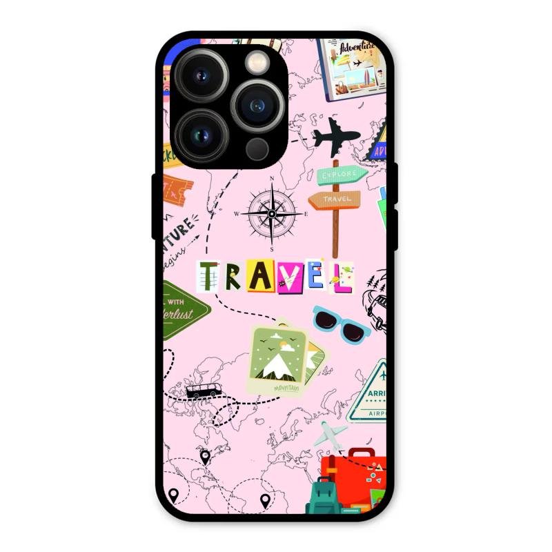 Travelogue Treasures Glass Case Cover For iPhone 13 Pro