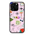 Travelogue Treasures Glass Case Cover For iPhone 15 Pro Max